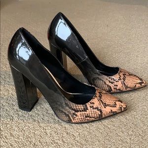 ✨Never Worn✨ ASOS “Palmer” Pump in ombré snake